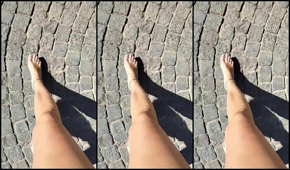 Frejas Submissive Feet Nicknamed Frejassubmissivefeet Onlyfans Enjoying Warm City Stones And Buying Some Flowers For My Mom