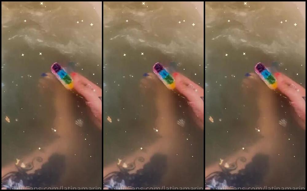 Latinamarina Onlyfans My Feet Adored This Pride Bath Bomb Whole Body Was Softtttttt After This 3