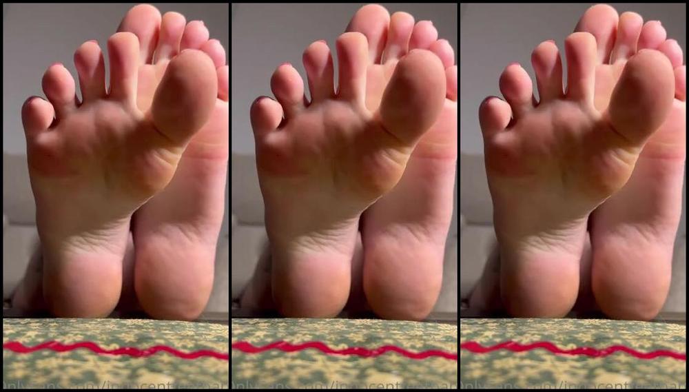 Innocentfeetbabe Nicknamed Innocentfeetbabe Onlyfans Wanna Clean Them For 2F