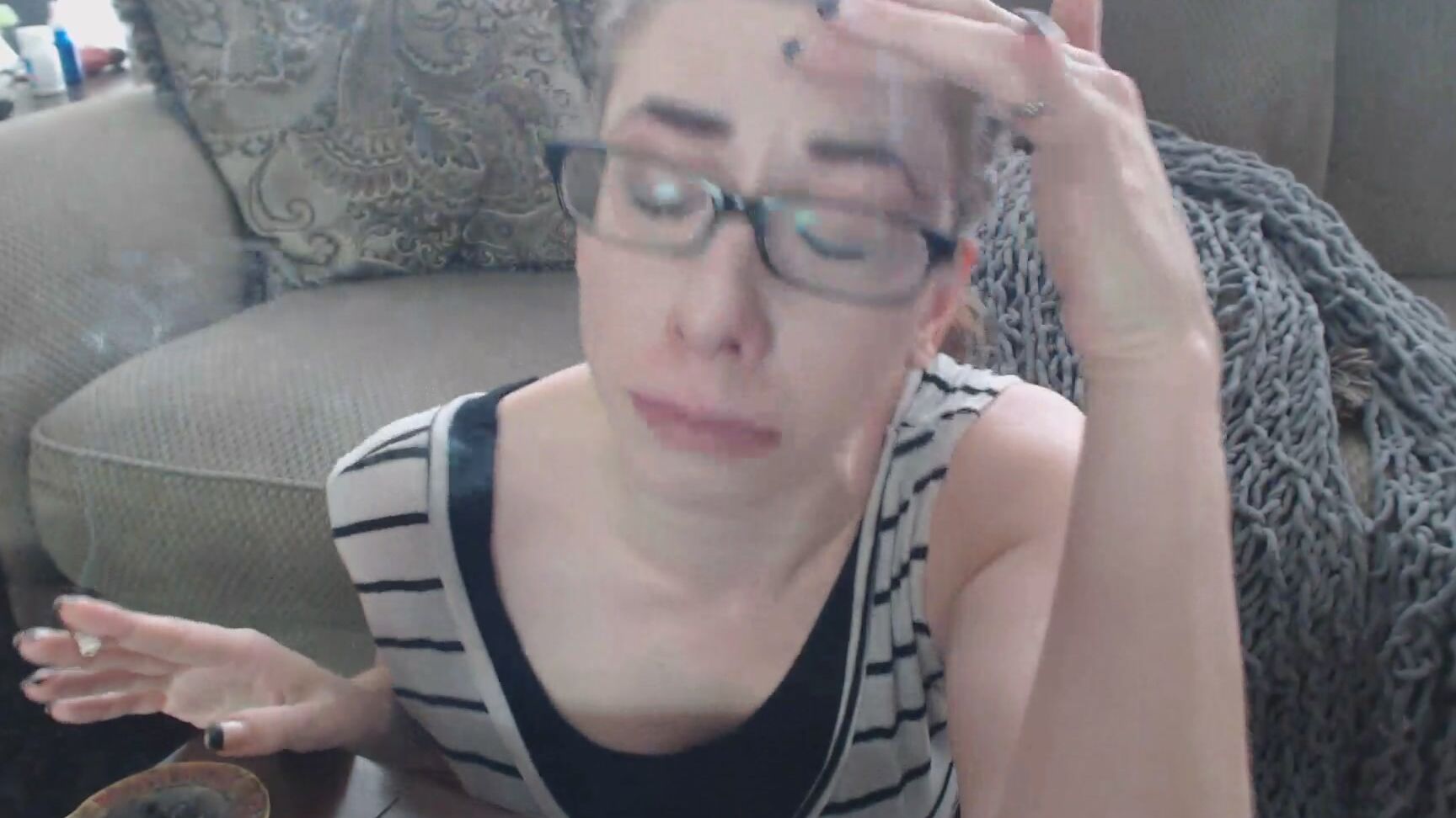 Canadiansammy Sammy Smokes Coughs Gags And Burps