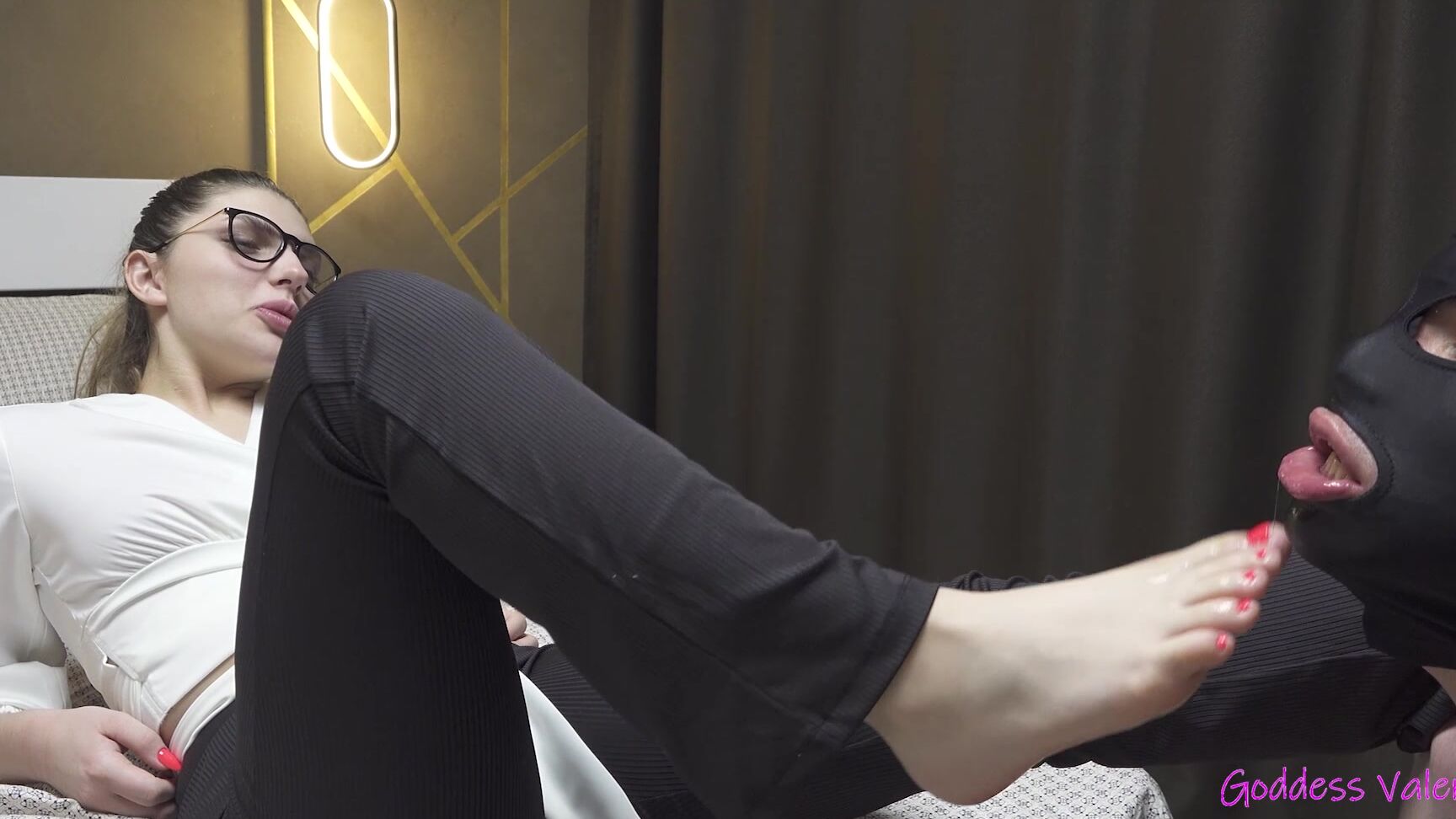 Goddess Valeria Gag On Them You Pathetic Male Bitch