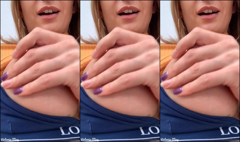 Victoria May You Guys No I Love Nipple Play So I Got My Nipple Clamps Out And Had A Play See Wha