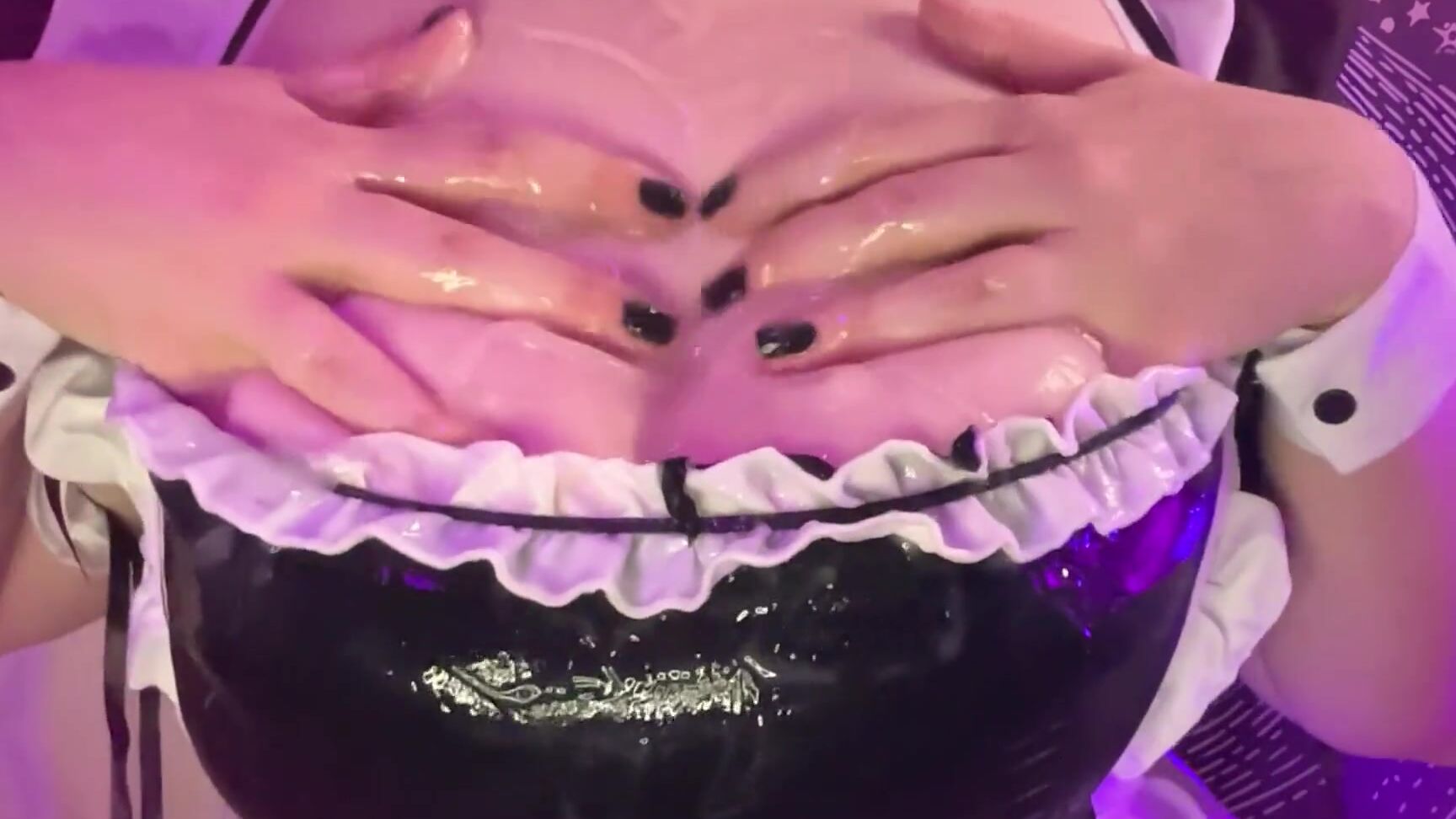 AlwaysSlippy Horny Maid Gets Fake Cum Bukkake Pornhub