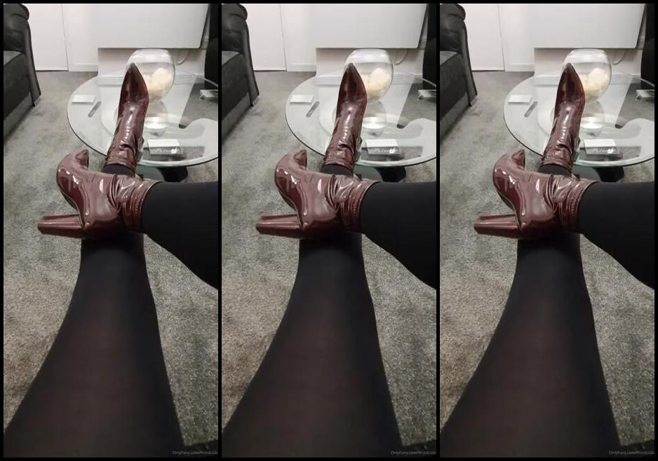 Miss B Nicknamed Missb52S Onlyfans 04 29 2021 Not Only My Boots For You To Worship But My Nylon Coverd Legs As Well Slave