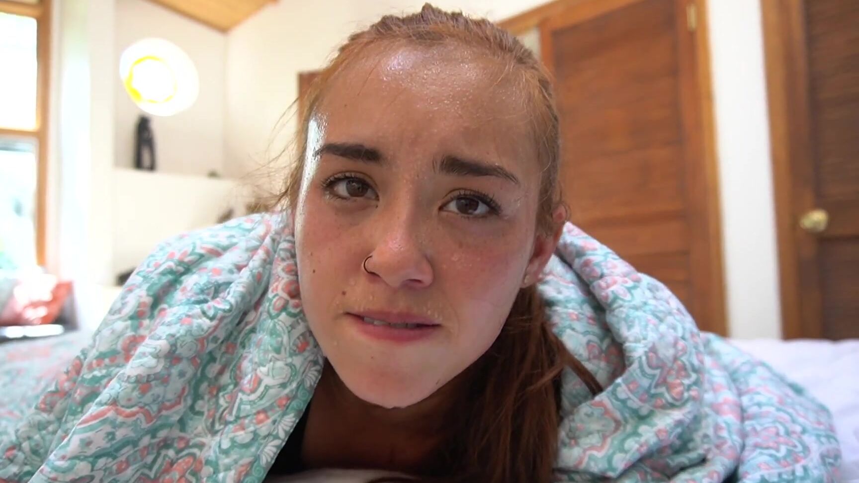 Close-Ups, Eye Contact, Solo Female, Sweat Fetish, Virtual Sex brandibabes sweat fetish virtual close up sex ManyVids