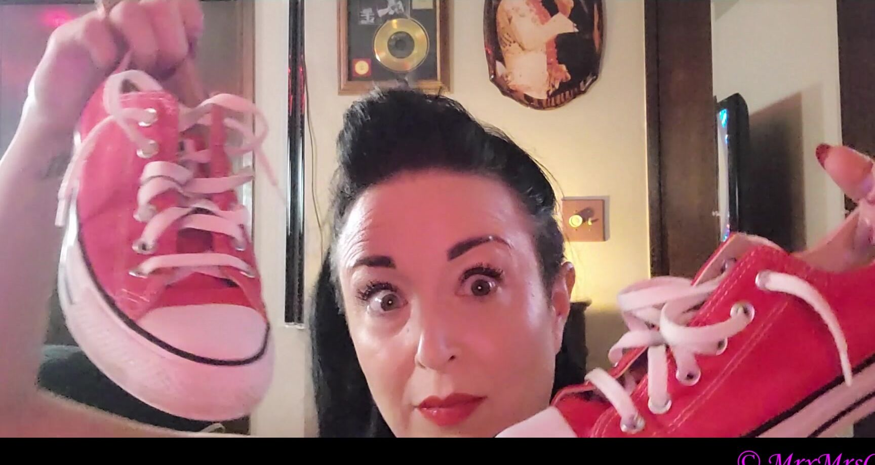 Feet,Fishnets,Foot Fetish,Sneaker Fetish,Socks,SFW mistercoxproductions converse fishnets and socks ManyVids