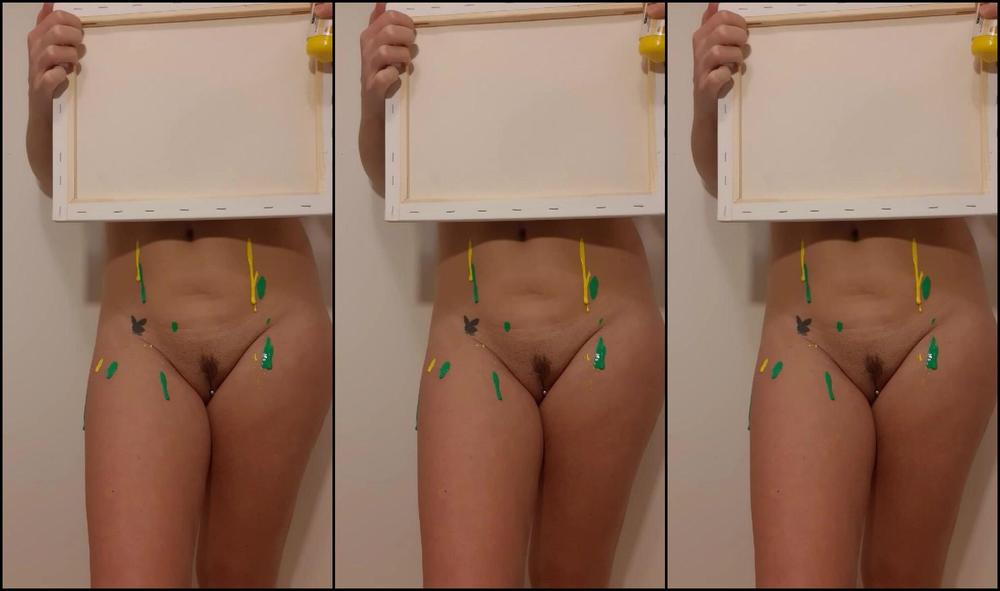 Cynthiatazer Painting Pictures With My Boobs In The Shower Want Me To Paint You A Special Picture