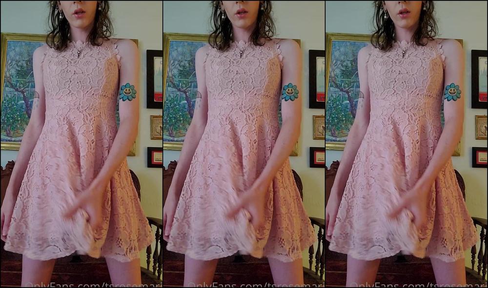 Tsrosemarie Part Super Hard In My Summer Sunday Dress Ruined Cumshot