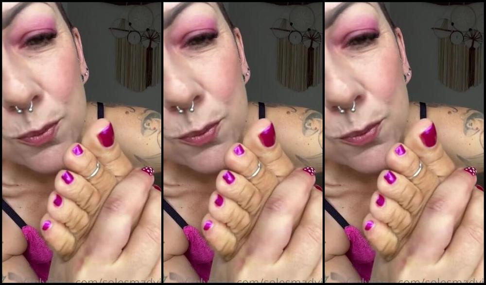 Solesmad Fetish Queen Aka Solesmadvip Onlyfans New Full Lenght Self Worship Video It S Makes Me So Horny To Suck My Toes And Spit Them Out And