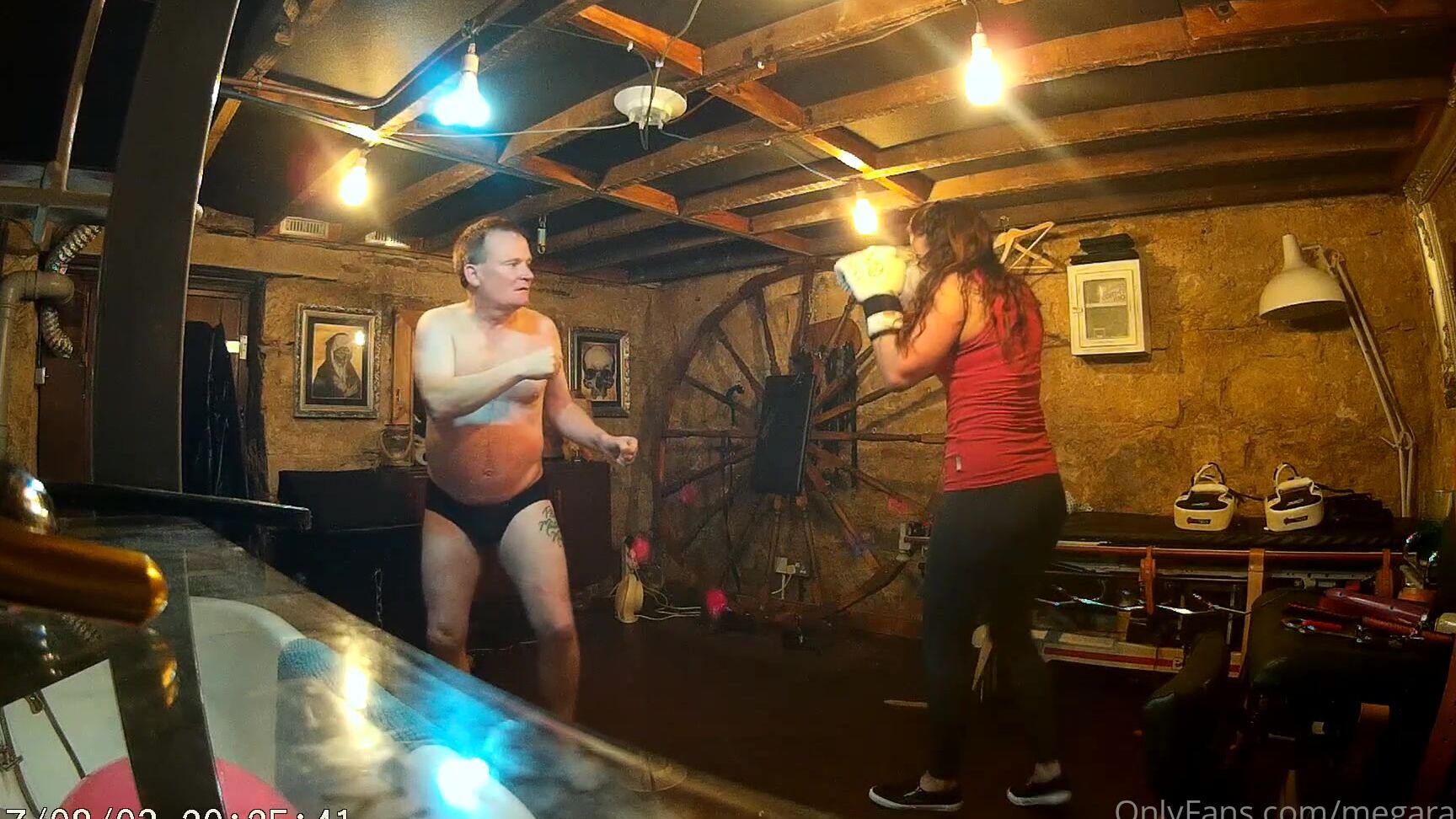 Megarafurie Workout Slave Boxercise Part Of After A Brief Re