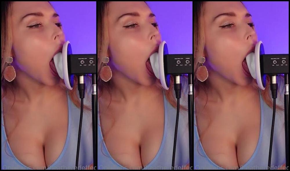 Heatheredeffect Nicknamed Heatheredeffect Onlyfans A Little Mini Ear Eating Video For You