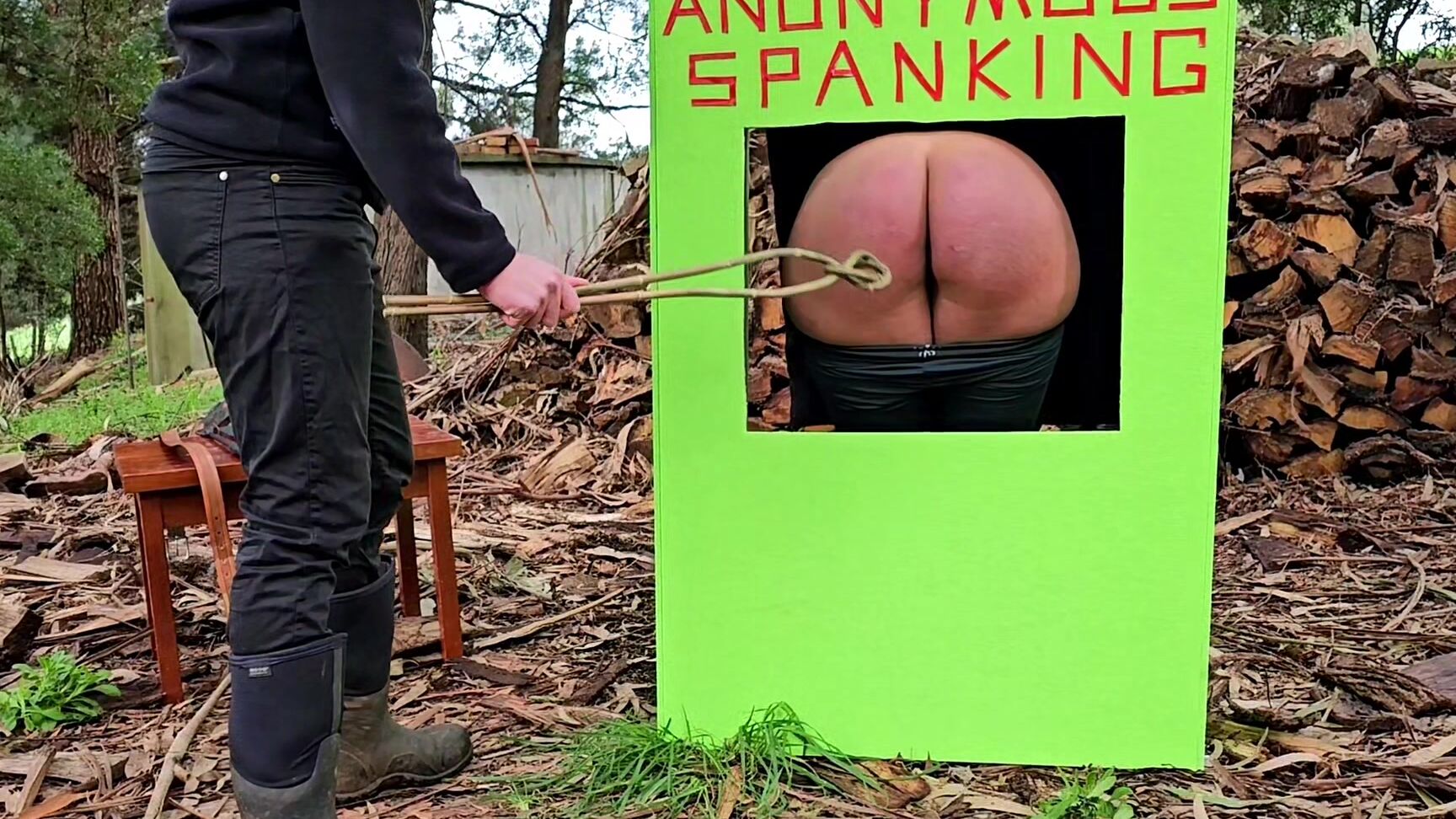 Spanking M F, Full HD, Anonymous Spanking ANS Complete Set Of Coco Punished At The Wood Pile Clips4Sale