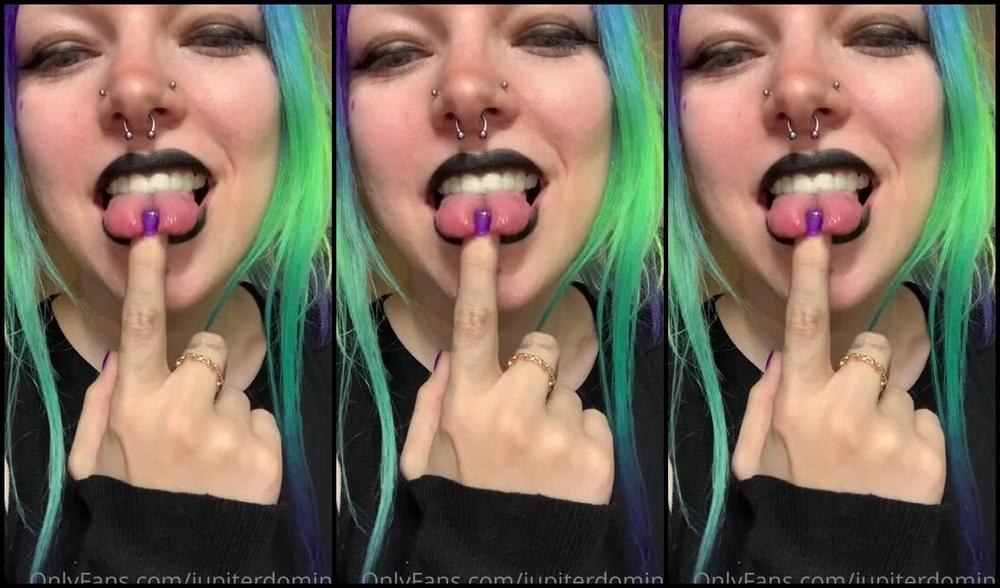Jupiter Domina Nicknamed Jupiterdomina Onlyfans Two Tongues Is Better Than One