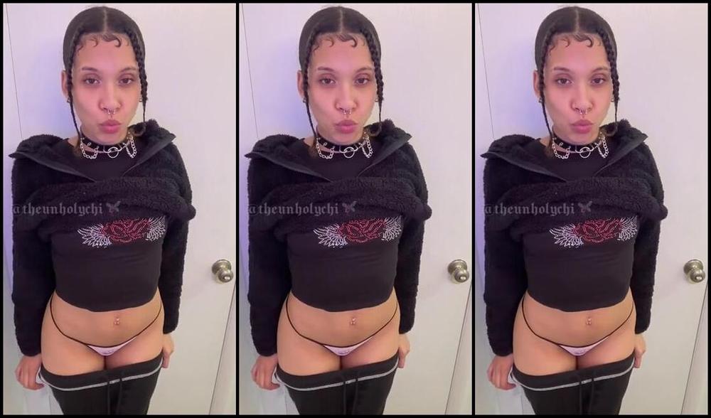 Theunholychi Nicknamed Theunholychi Onlyfans Making Wet On The Floor