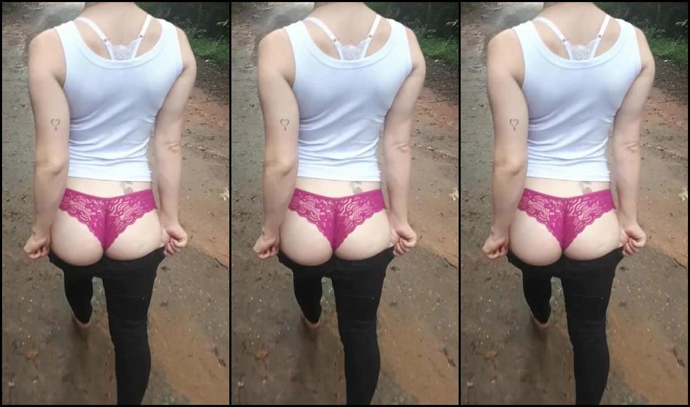 Teen wants to Stop the Travel for Fuck in the Dirt Road inside the Forest_LoveAndFire PornHub