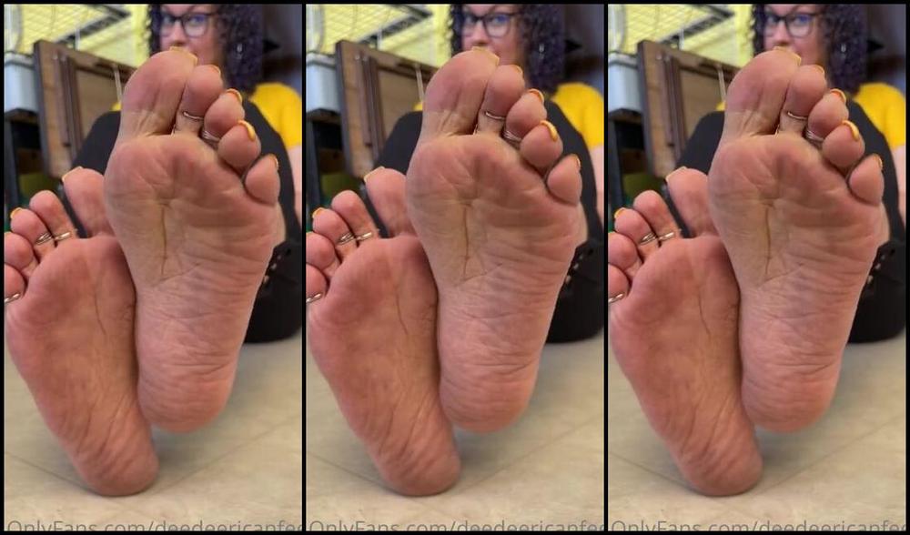 Deedeericanfeet Onlyfans Good Morning Loves As Requested Dirty Soles And Toerings