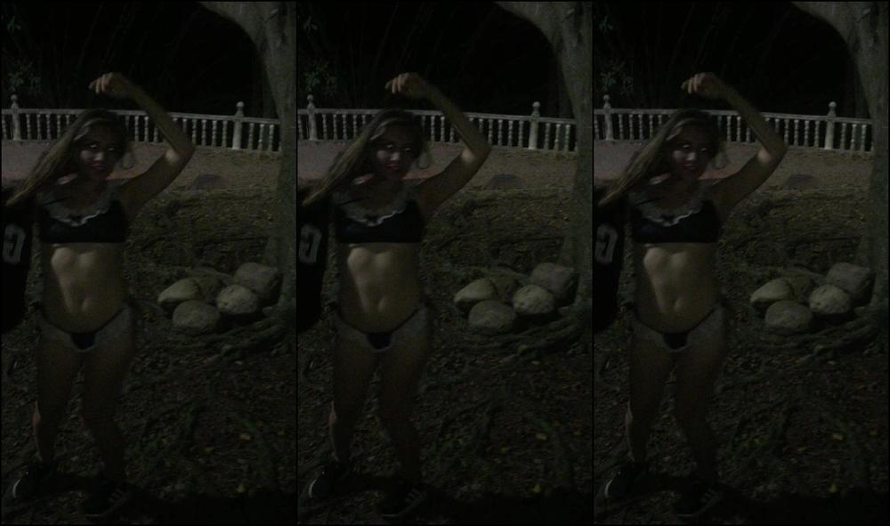 Sara Blonde Sara Gets Naked In A Park Part Manyvids