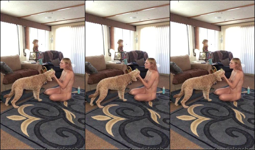 Jolenehexx Another From The Voyeur Project Brushing My Pup