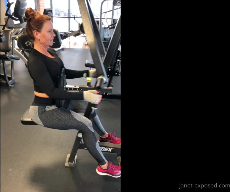 Janetmasonxxx Video From My Super Hard Workout In The Gym Today Today Was A Pull Day With Cardio Her