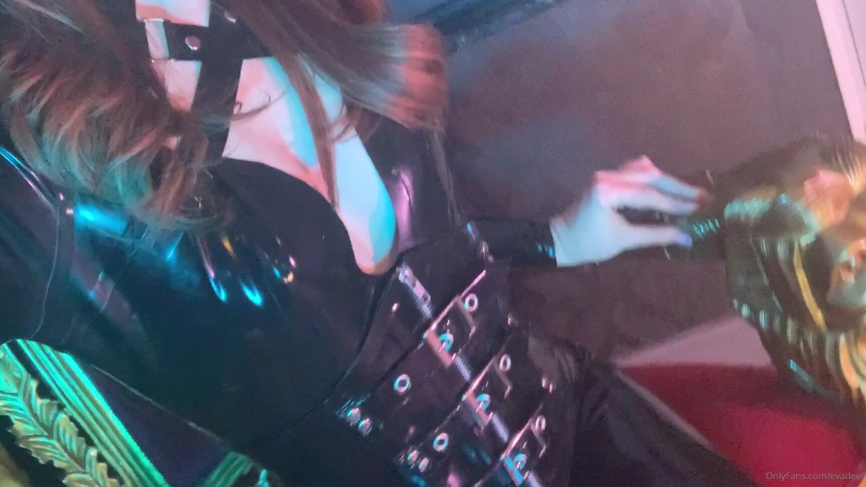 Eva De Vil Video Latex January Catsuit