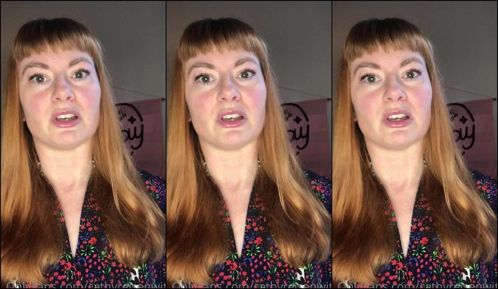 Cathyreisenwitz 343570502 05 21 2020 Okay So I M Trying Something New In The Video With Better Lighting I M Just Talking About