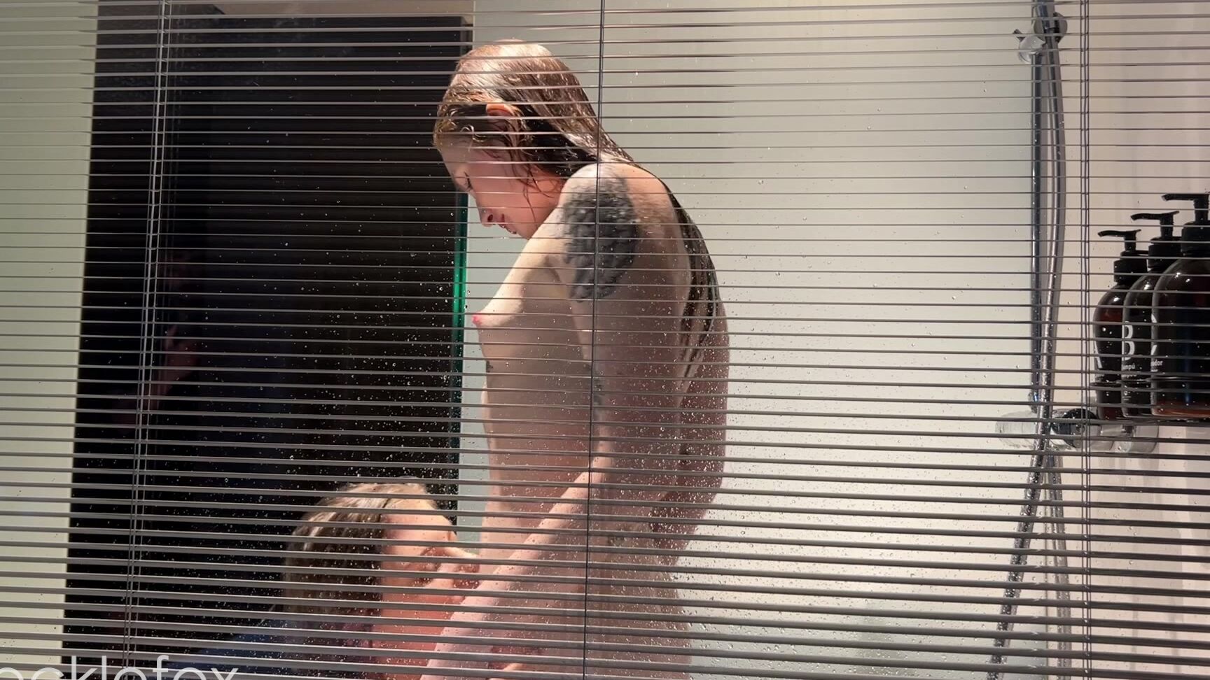 Frecklefox Alice And I Showering Together