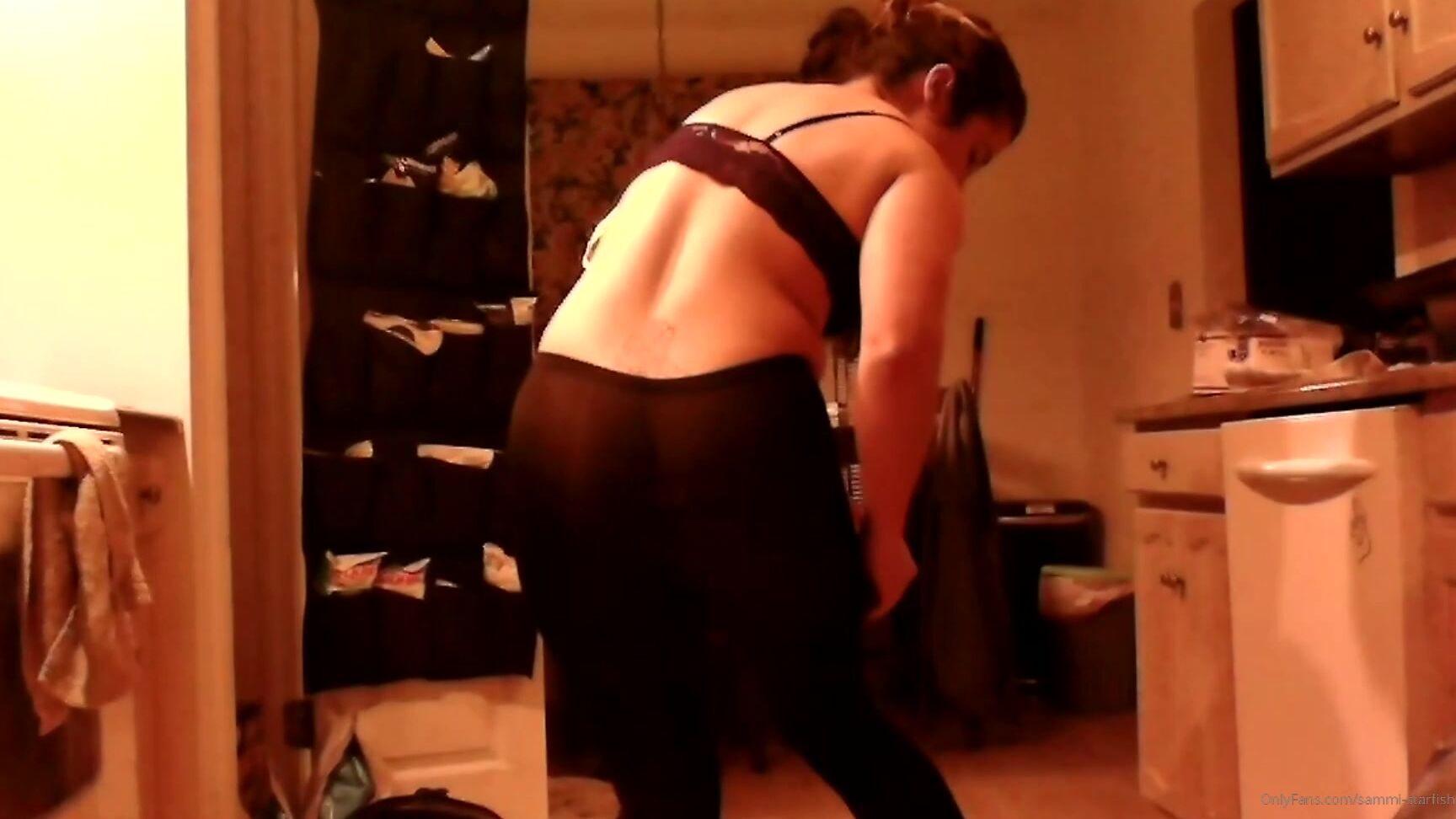 Sammi Starfish Trying On Some New See Through Yoga Pants You