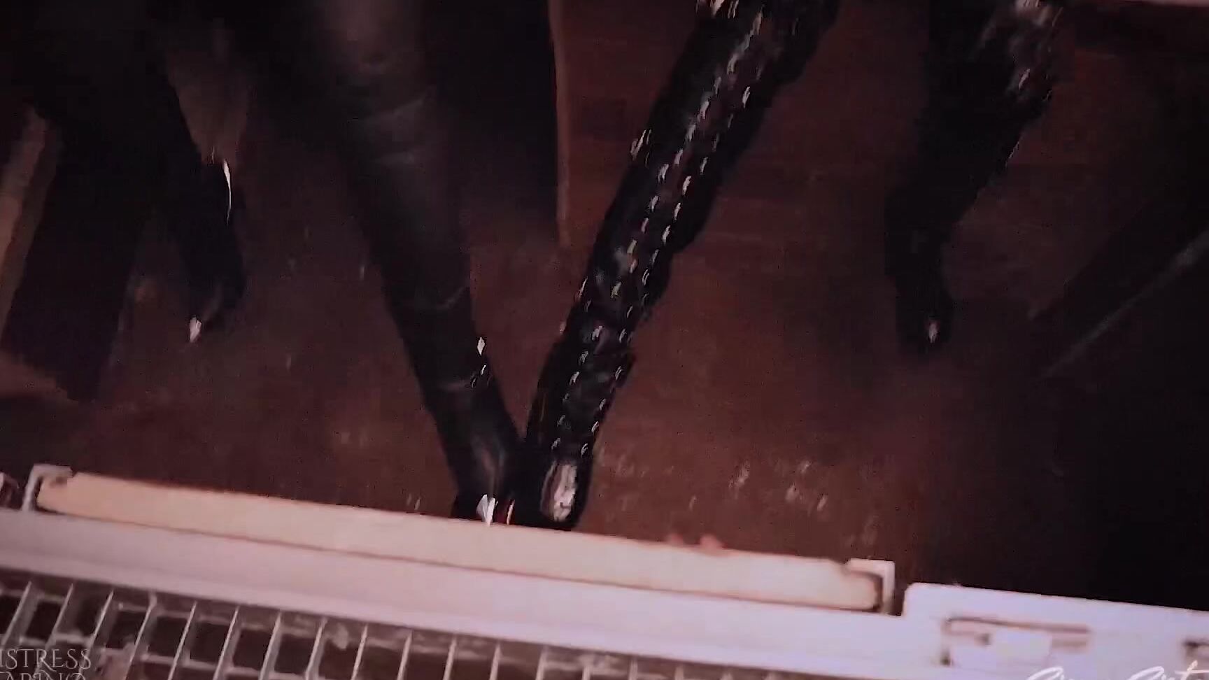 Mistresskarino Human Ashtray And Spittoon Prisoner For Me And Lady Perse