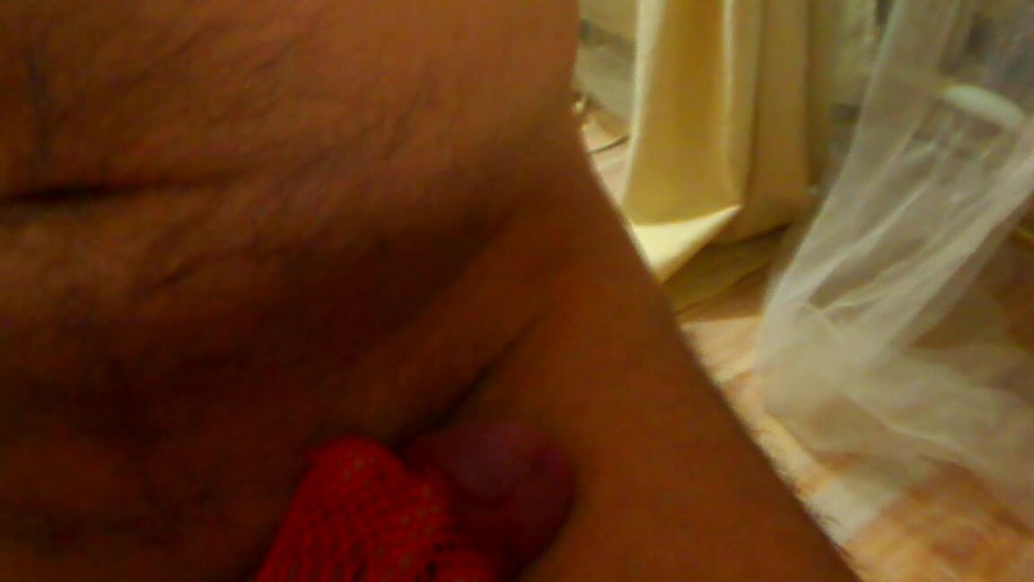 Abusivepinup Red Fishnets Dick Torture