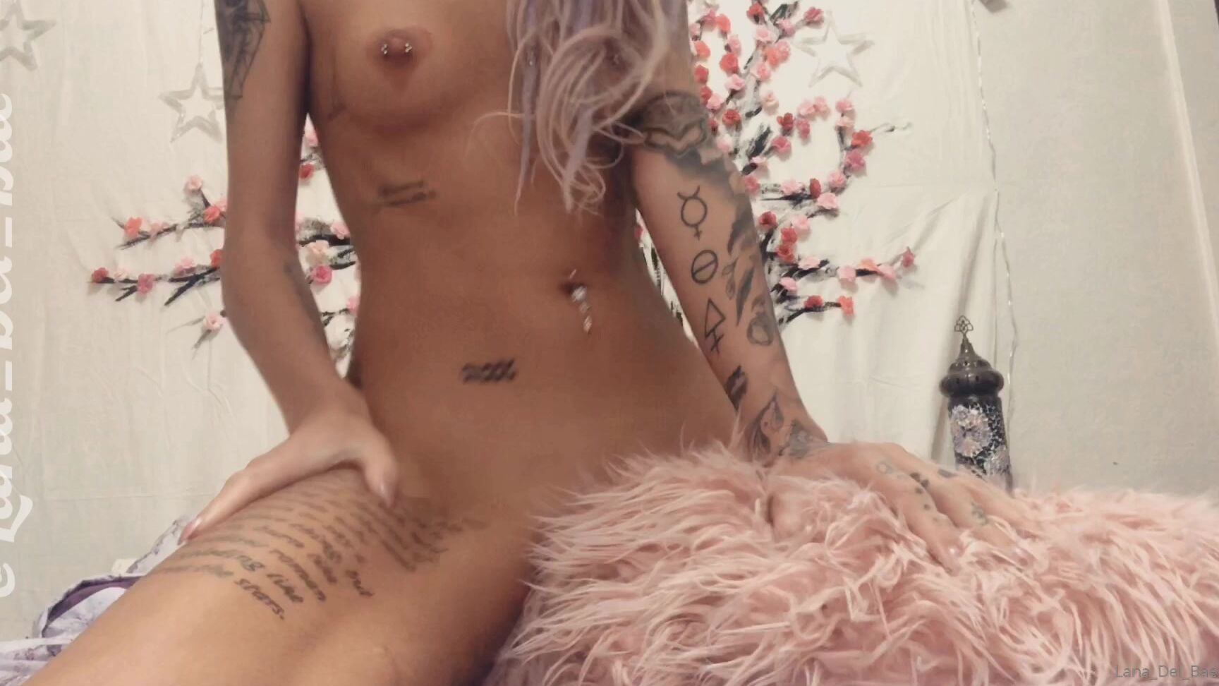 Lana Del Bae Naked Pillow Humping Video