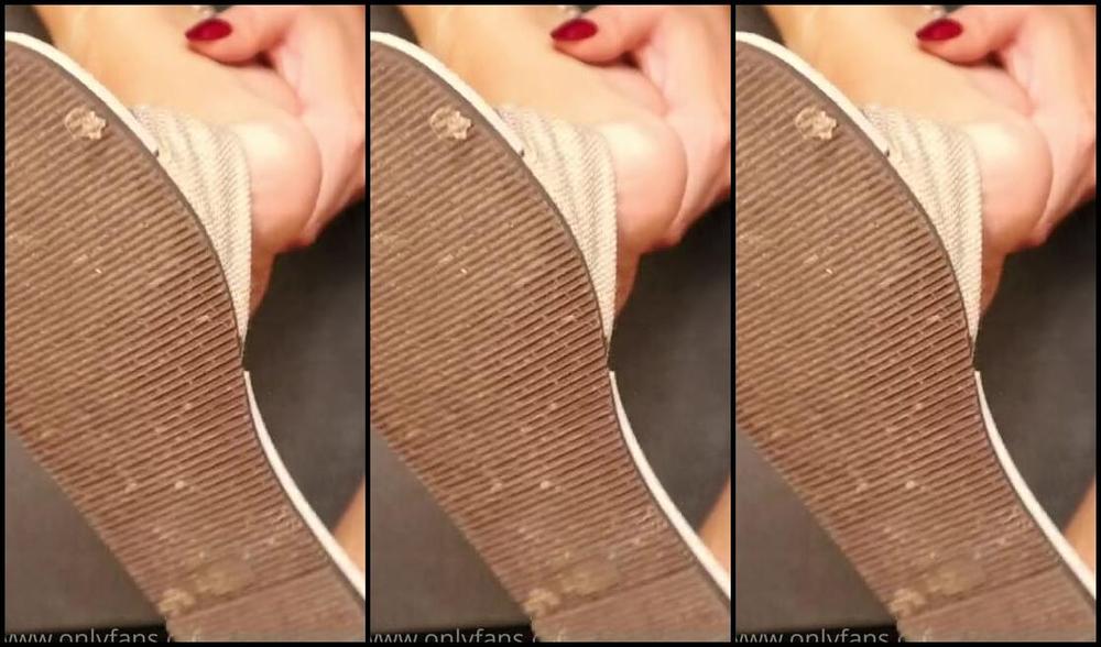 Footsiegalore Onlyfans Havaianas Dangle And Foot Rub My Poor Feet Are Tired After A Long Walk And Need Some Love