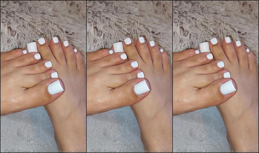 Sandysmallfeet Soles White Toes Soft Joi And Count Down