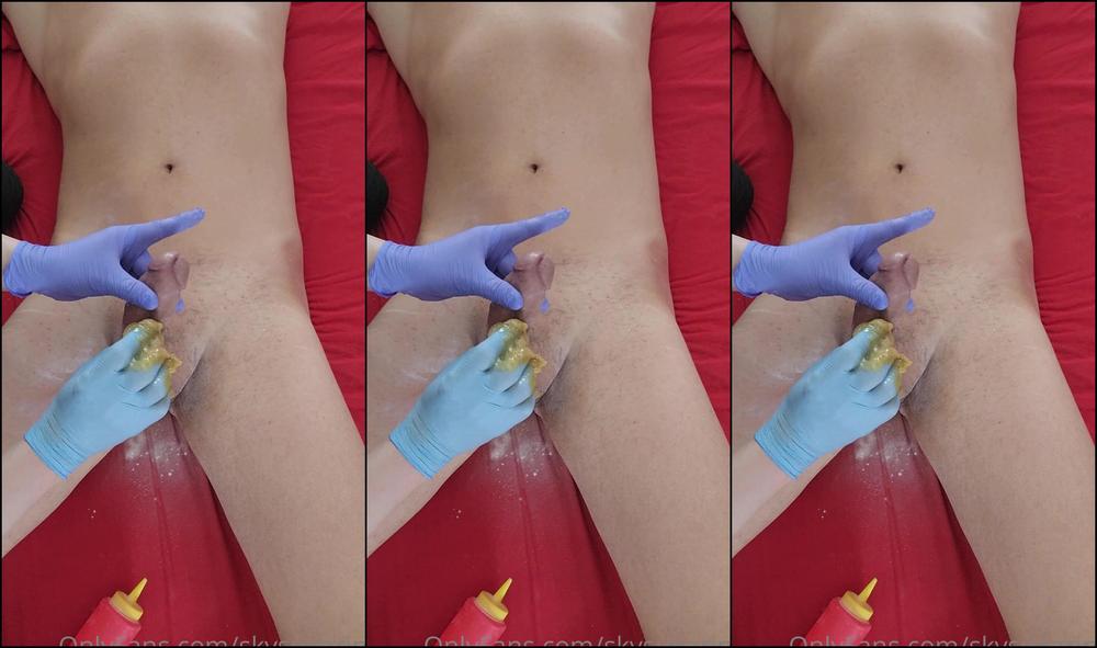 Skysugaring 2843833767 04 19 2023 Accidentally Cum Brozilian Sugaring Hair Removal