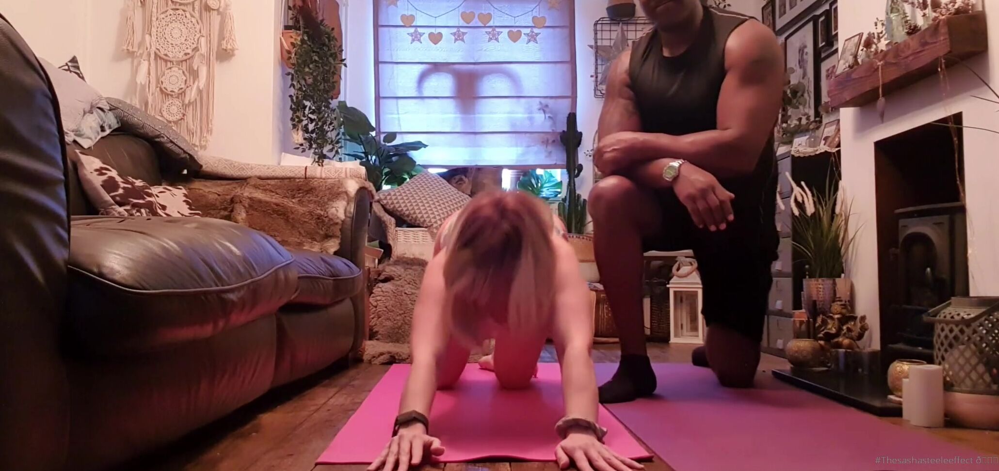 Sashasteele I Think We Ll Drop The Yoga Classes For Now Cos Somebody Can T Concentrate Lol