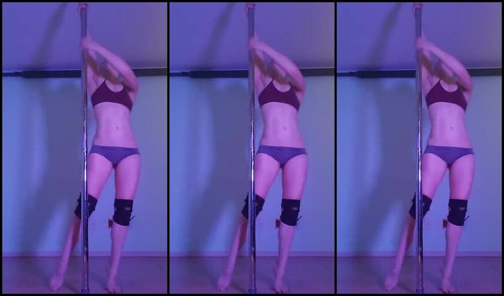 Cosmicbroccoli Onlyfans Had Some Time To Get In Some Pole Practice Tonight Im Not Strong Enough Or Flexible Enough To Do 1 Tkp