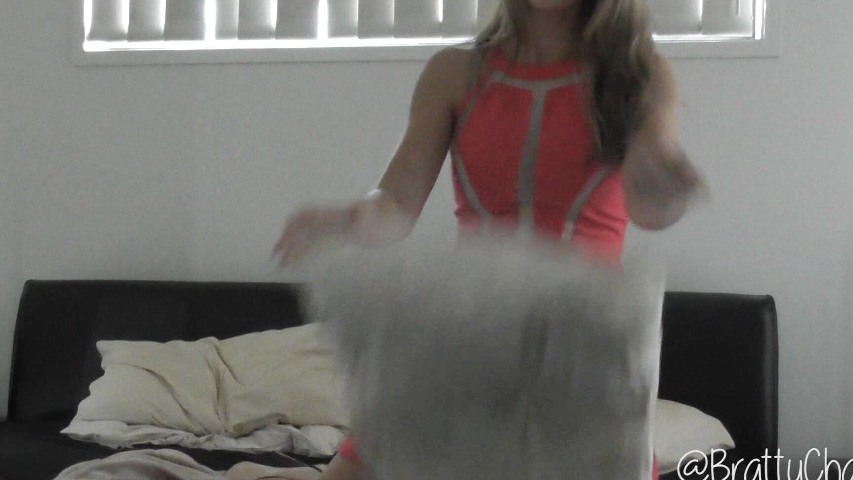 Mistress Chantel Pillow Humping Clit Dick