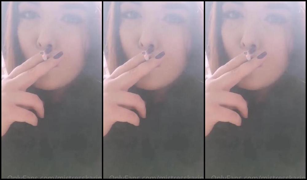 Mistresskarino Onlyfans Smoking Non Stop