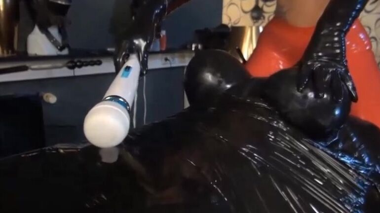 Vacuuming, Rubber Fetish, Tape Bondage, Latex, Vibrator caleatoxic vacuum wrapped tease amp denial ManyVids