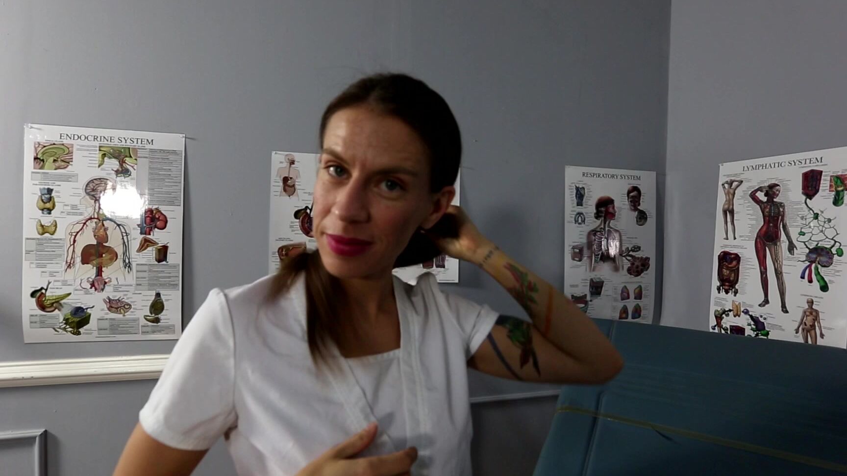 Lora Cross Bts Before Filming Lora S Gyno Exam