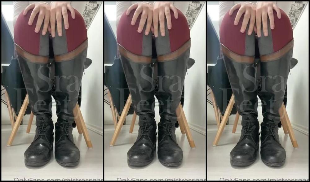 Mistressnara Onlyfans After My Equestrian Training I Got Home And Took Off My Boots My Foot Is Sweating A Lot Inside Th