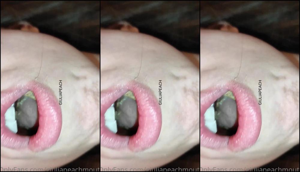 Giuliapeachxx I M Eating And You Are My Little Boy Who Cleans It But Are You Going To Be Good Or Be E