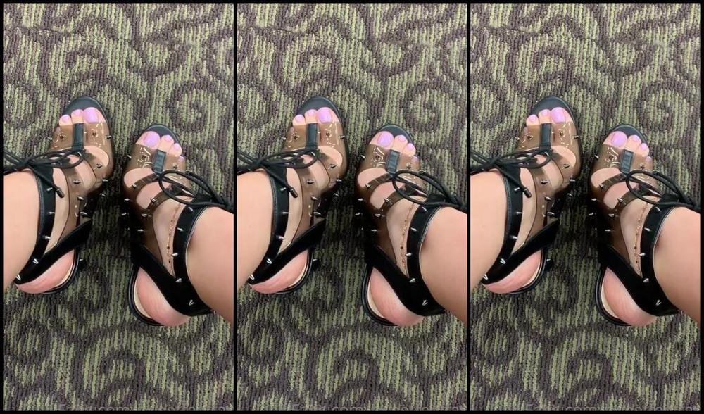 Sweetfeet2018 Nicknamed Sweetfeetfans Onlyfans Shoe Shop With Me What Do We Think Of These My Friend Said Wearing Them Is Like A Sign To The World