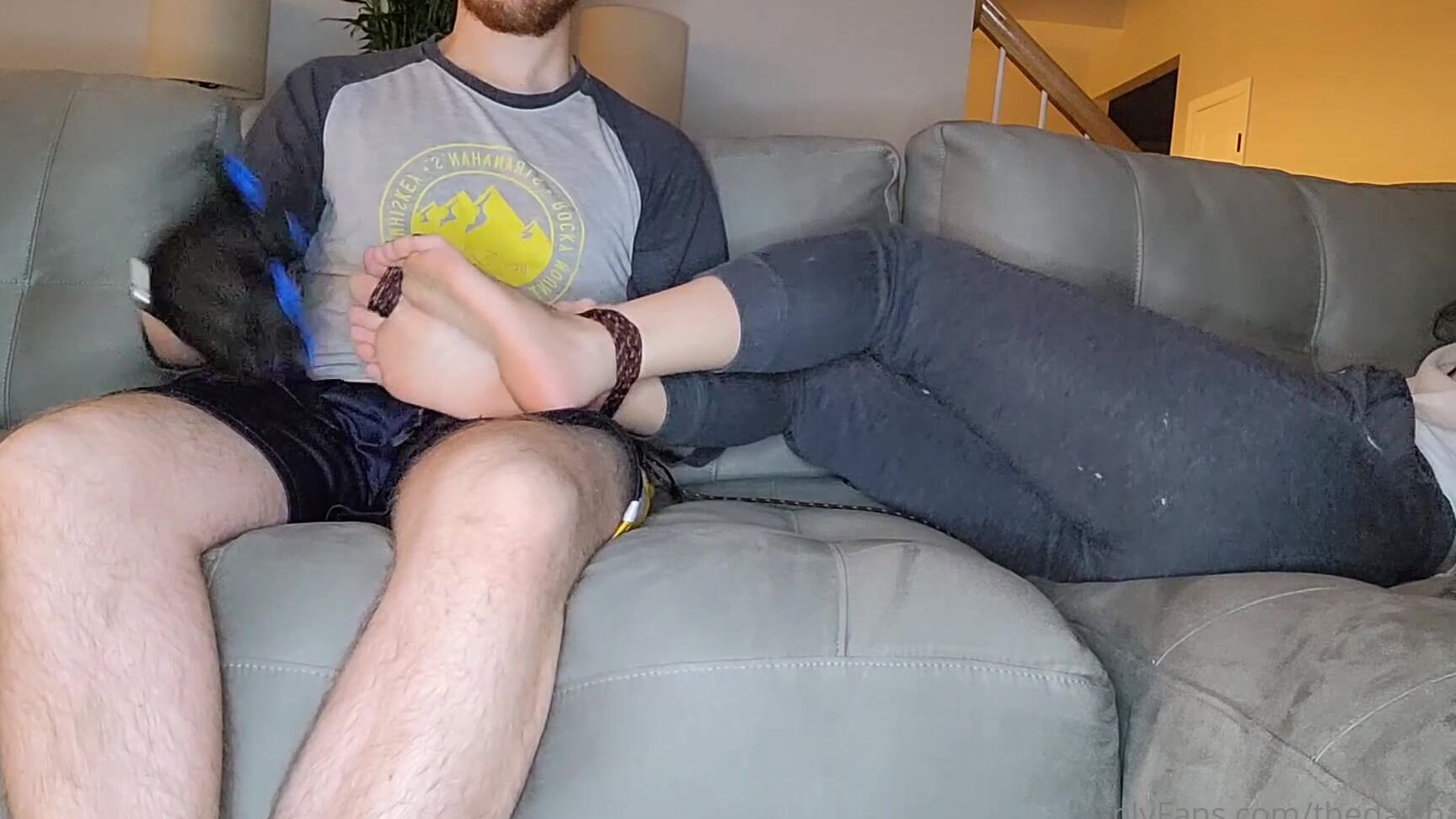 Thedavinagold Couch Tickle First He Gently Tickles Me Then He Ties Me Up And Tickles Me With A Spiked