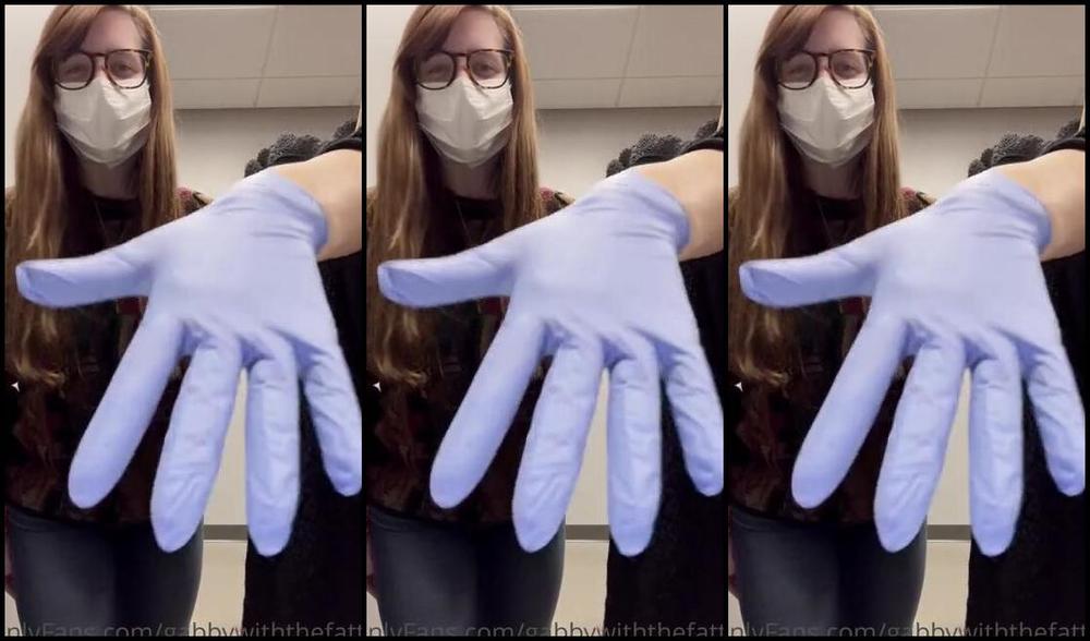 Goddess Gabrielle Nicknamed Dommiemommyy Onlyfans Another Medical Glove Custom Vid With My Coworker Solo 2