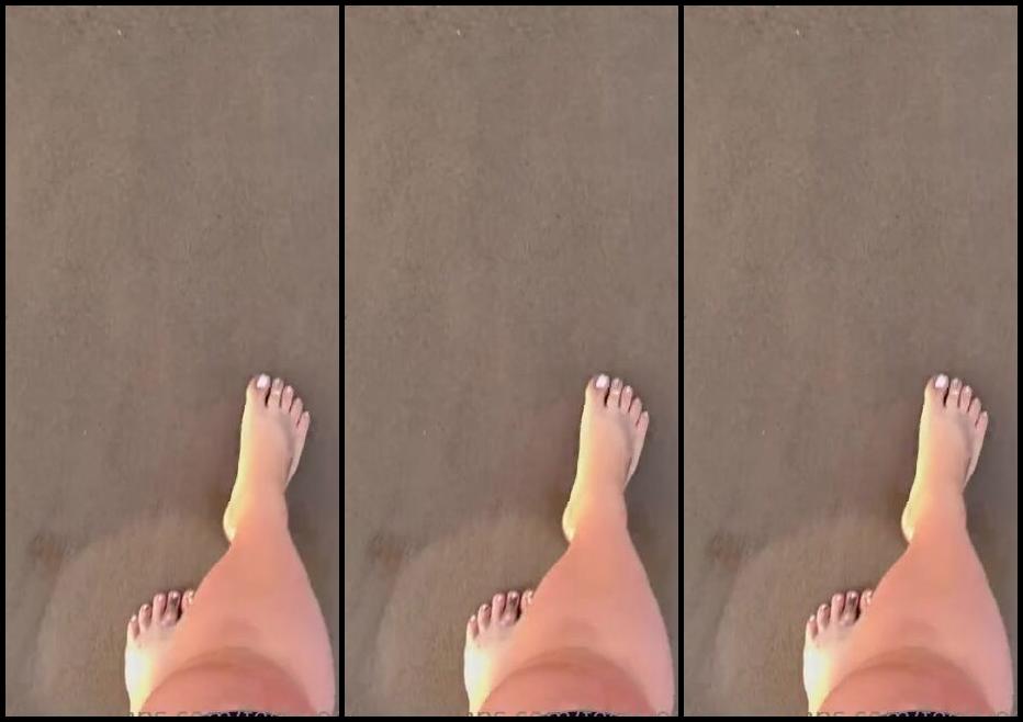 Caroline Aka Feetsiecakes Onlyfans My Week So Far Nothing Beats Early Mornings At The Beach 1