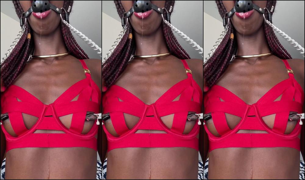 Sexmeat 3610686129 12 18 2024 Happy Titty Tuesday It S A Drooling Gagged One For Me I Absolutely Love Playing With My