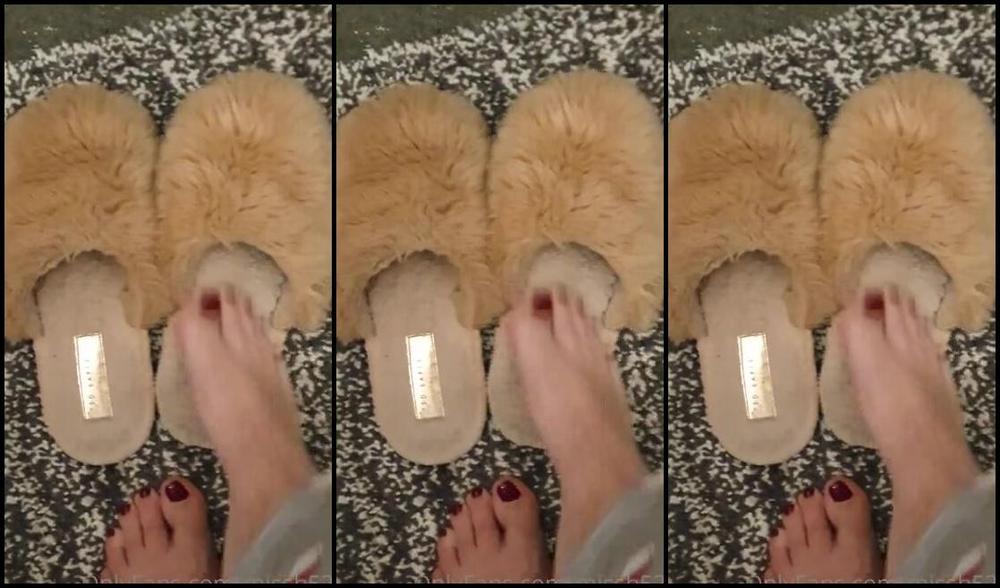 Miss B Nicknamed Missb52S Onlyfans 01 31 2021 Enjoy These Filthy Slippers You Strange Little Man