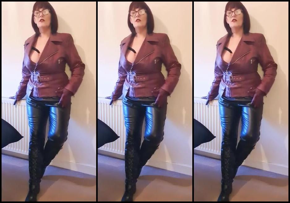 Miss B Nicknamed Missb52S Onlyfans 02 12 2022 Get On Your Knees Bois Now Worship Your Leather Goddess