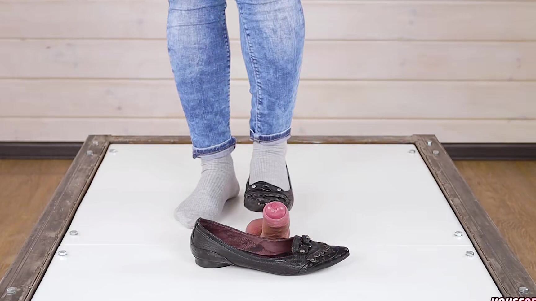 House of Era POV Cruel cock balls trampling and stomping ballet flats CBT _ Era Pornhub