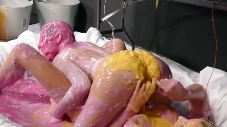 "Danielle, Jess" Lesbians, Fisting Slime Danielle and Jess Gunge Machine 69 HotWamHd